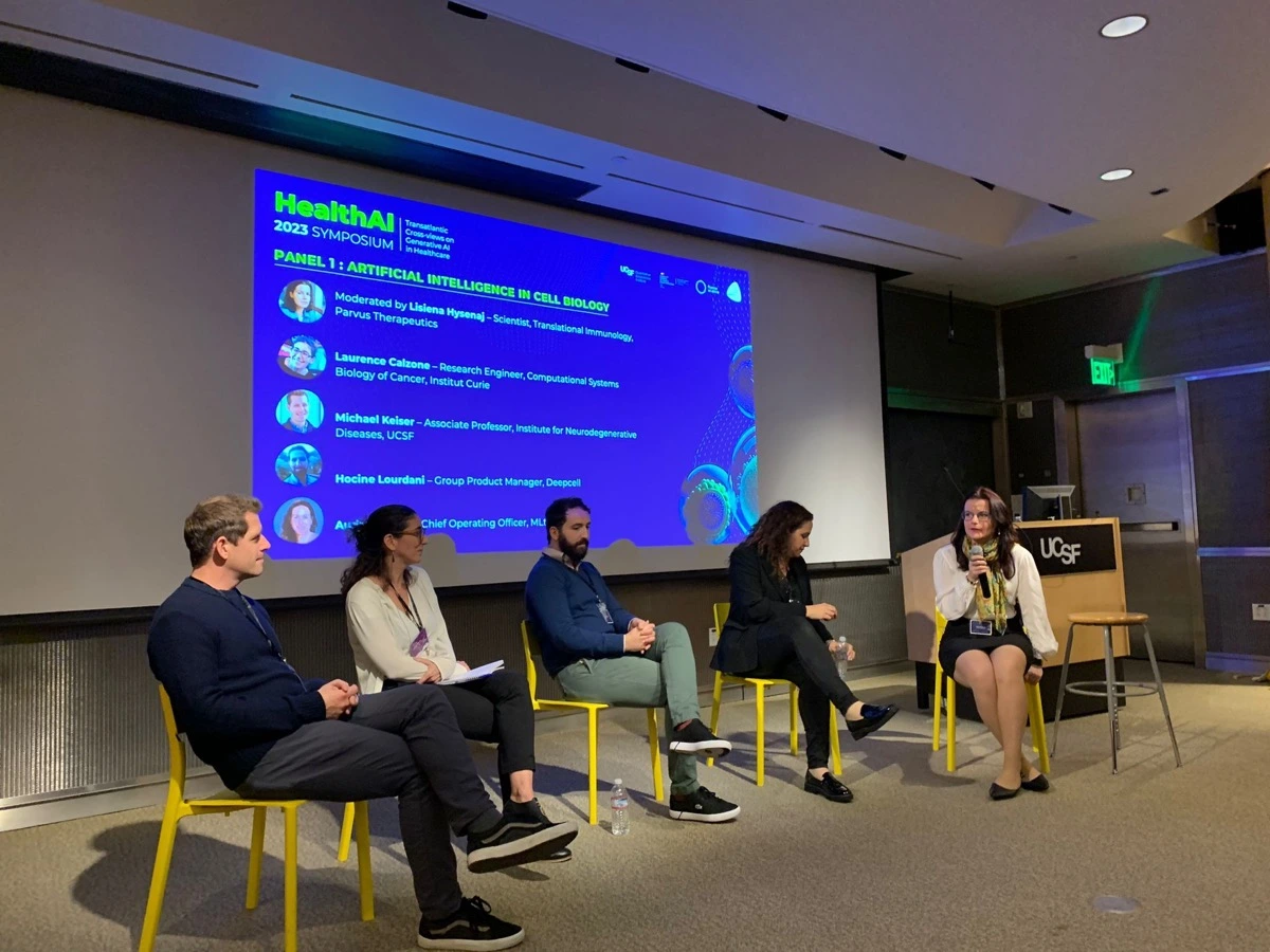AI in Cell Biology panel discussion at the HealthAI Symposium, UCSF